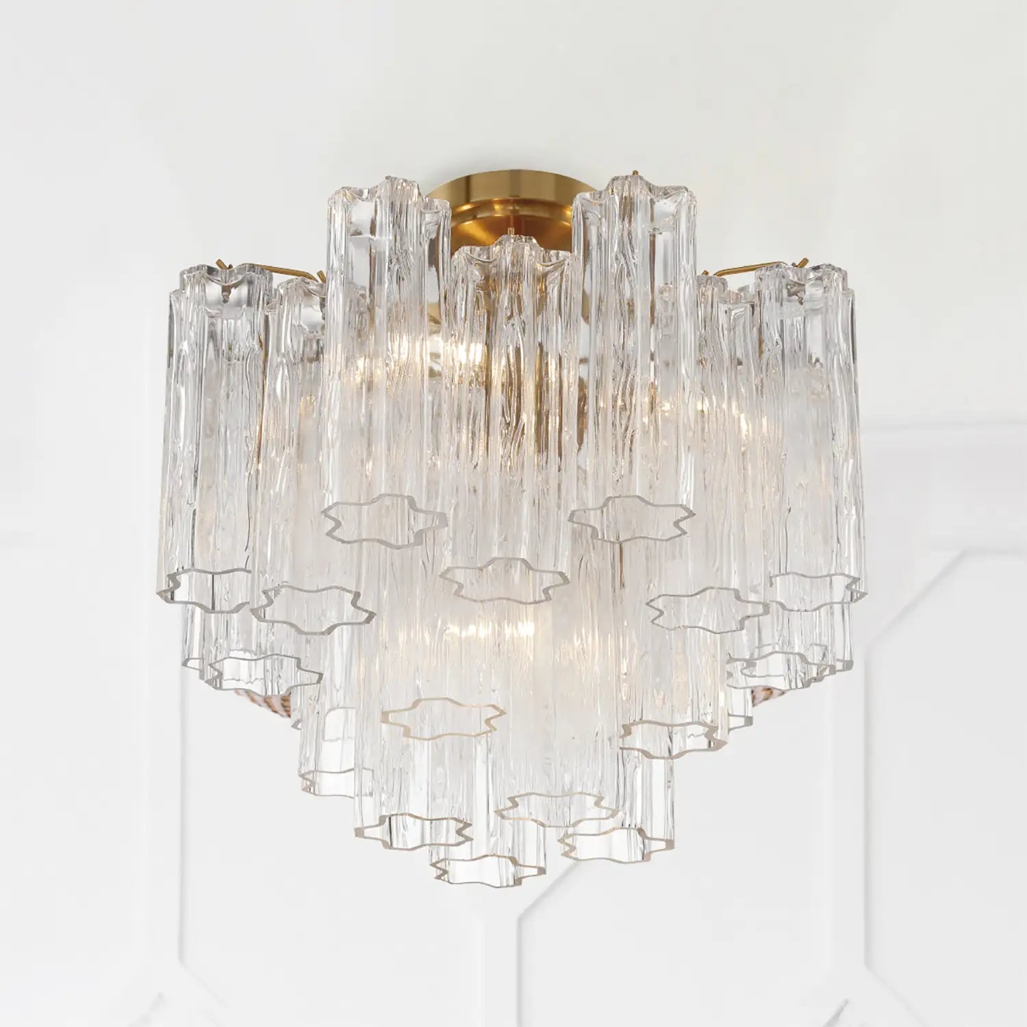CRYSTORAMA, ADDIS SEMI FLUSH MOUNT, FLUSH MOUNT CEILING LIGHTS