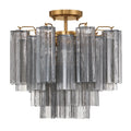 CRYSTORAMA, ADDIS SEMI FLUSH MOUNT, FLUSH MOUNT CEILING LIGHTS