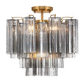 CRYSTORAMA, ADDIS SEMI FLUSH MOUNT, FLUSH MOUNT CEILING LIGHTS