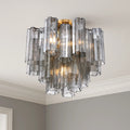 CRYSTORAMA, ADDIS SEMI FLUSH MOUNT, FLUSH MOUNT CEILING LIGHTS