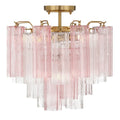 CRYSTORAMA, ADDIS SEMI FLUSH MOUNT, FLUSH MOUNT CEILING LIGHTS