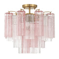 CRYSTORAMA, ADDIS SEMI FLUSH MOUNT, FLUSH MOUNT CEILING LIGHTS