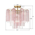 CRYSTORAMA, ADDIS SEMI FLUSH MOUNT, FLUSH MOUNT CEILING LIGHTS
