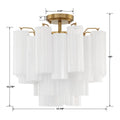 CRYSTORAMA, ADDIS SEMI FLUSH MOUNT, FLUSH MOUNT CEILING LIGHTS