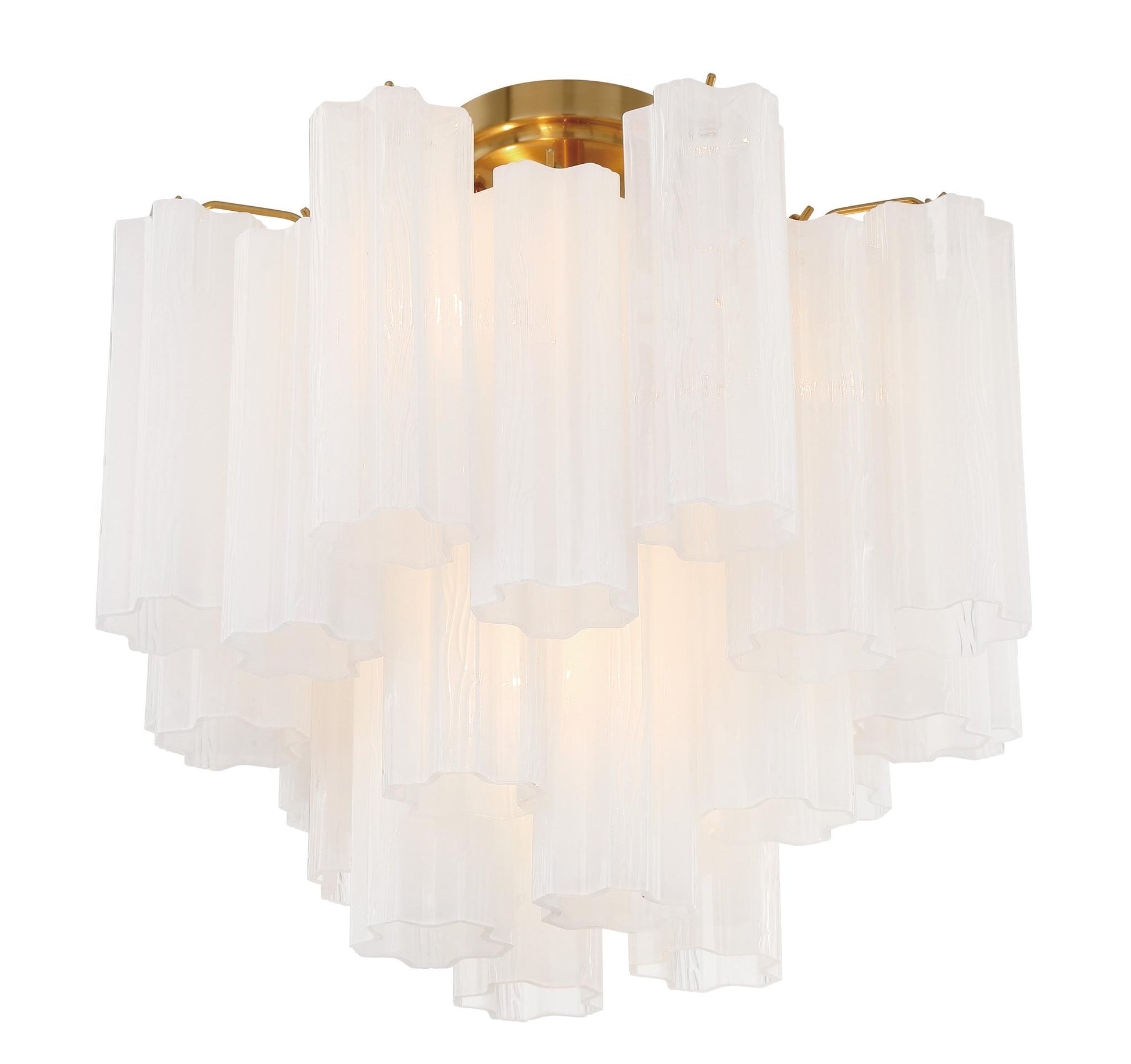 CRYSTORAMA, ADDIS SEMI FLUSH MOUNT, FLUSH MOUNT CEILING LIGHTS 