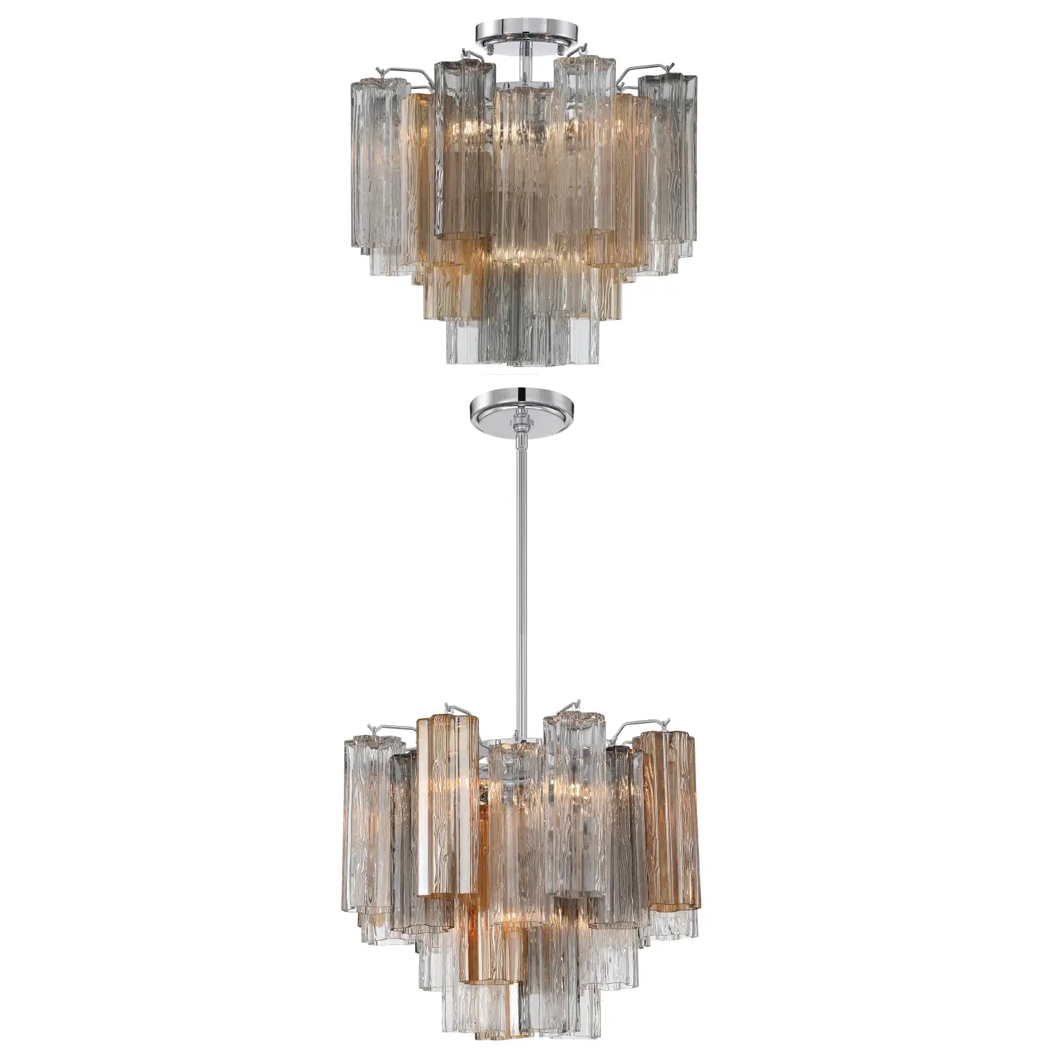 CRYSTORAMA, ADDIS SEMI FLUSH MOUNT, FLUSH MOUNT CEILING LIGHTS