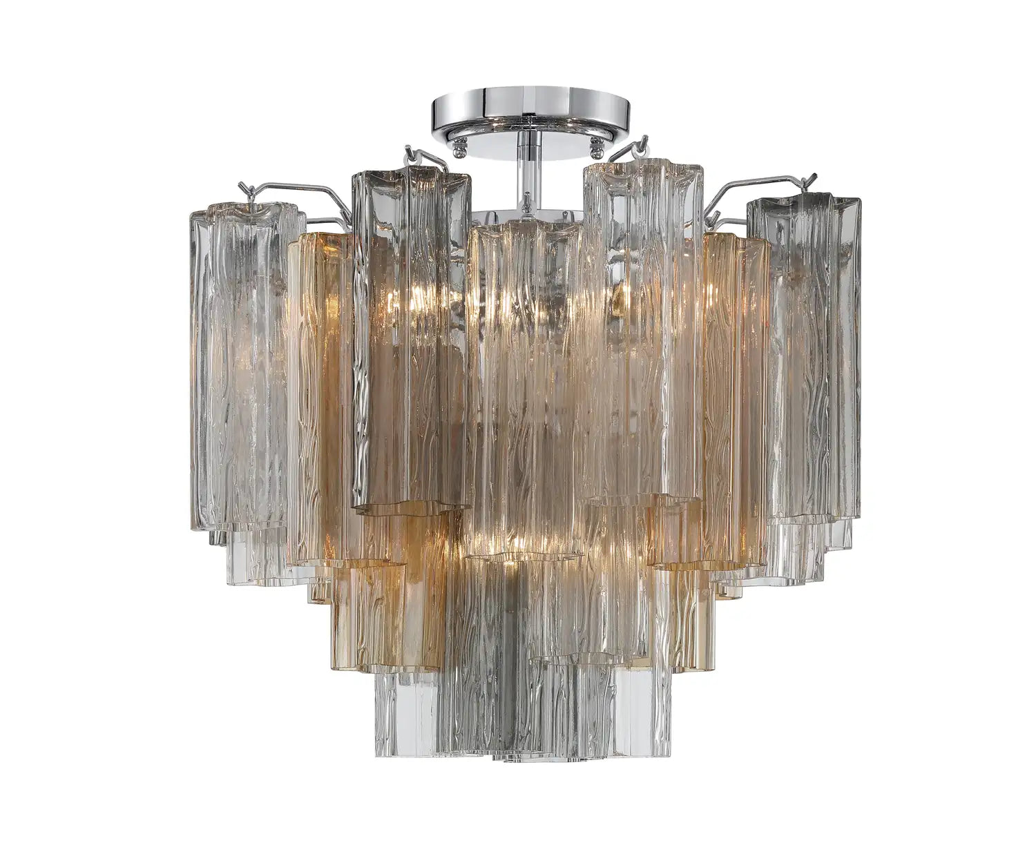 CRYSTORAMA, ADDIS SEMI FLUSH MOUNT, FLUSH MOUNT CEILING LIGHTS