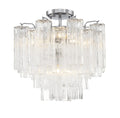 CRYSTORAMA, ADDIS SEMI FLUSH MOUNT, FLUSH MOUNT CEILING LIGHTS 