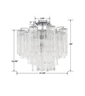 CRYSTORAMA, ADDIS SEMI FLUSH MOUNT, FLUSH MOUNT CEILING LIGHTS