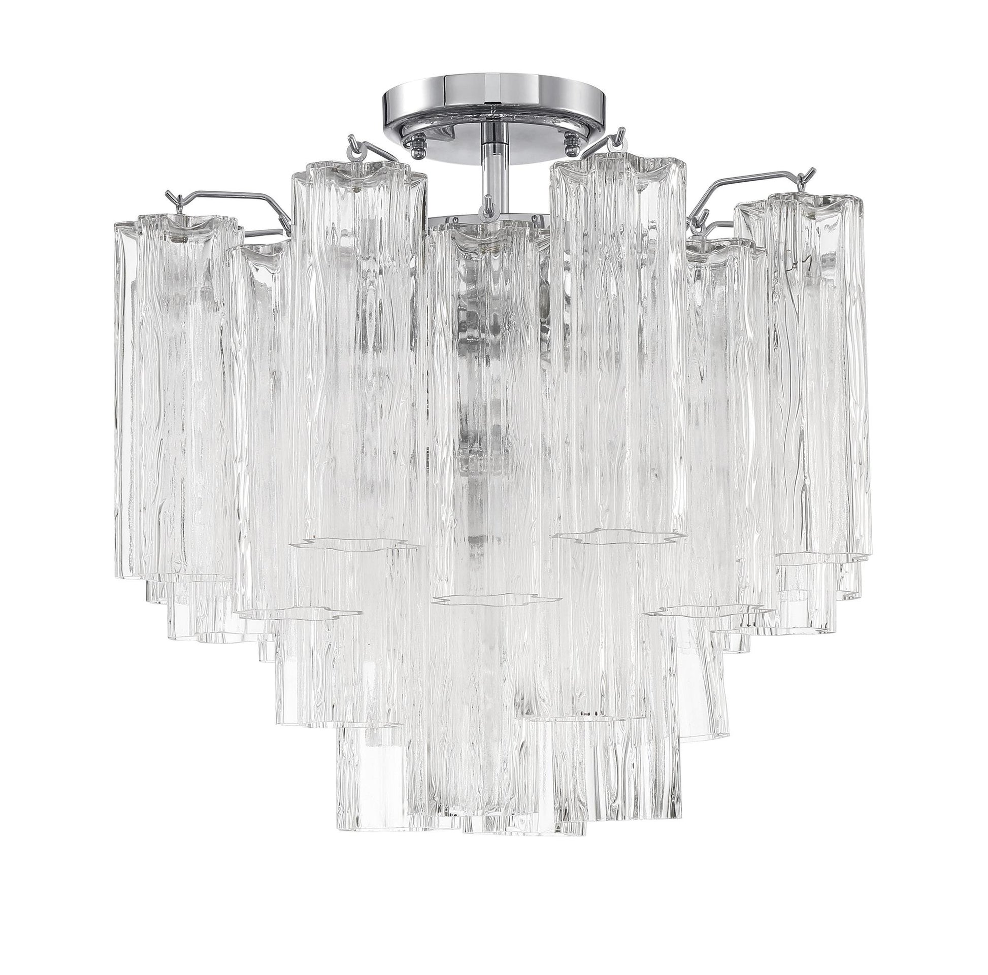 CRYSTORAMA, ADDIS SEMI FLUSH MOUNT, FLUSH MOUNT CEILING LIGHTS 