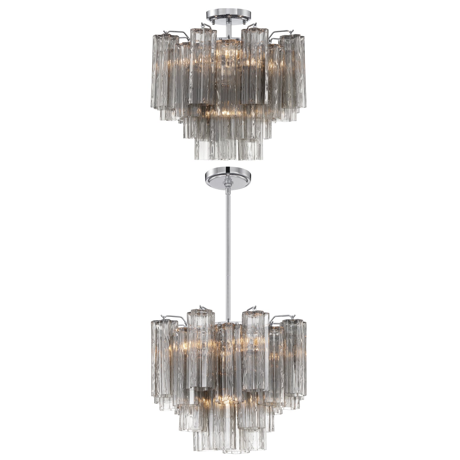 CRYSTORAMA, ADDIS SEMI FLUSH MOUNT, FLUSH MOUNT CEILING LIGHTS 