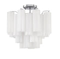 CRYSTORAMA, ADDIS SEMI FLUSH MOUNT, FLUSH MOUNT CEILING LIGHTS 