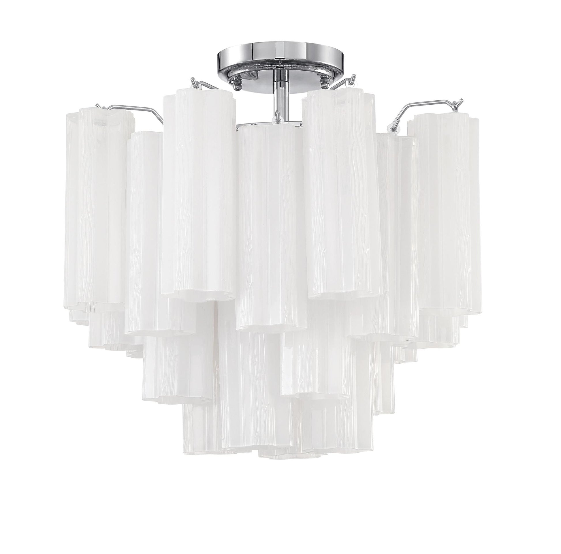CRYSTORAMA, ADDIS SEMI FLUSH MOUNT, FLUSH MOUNT CEILING LIGHTS 