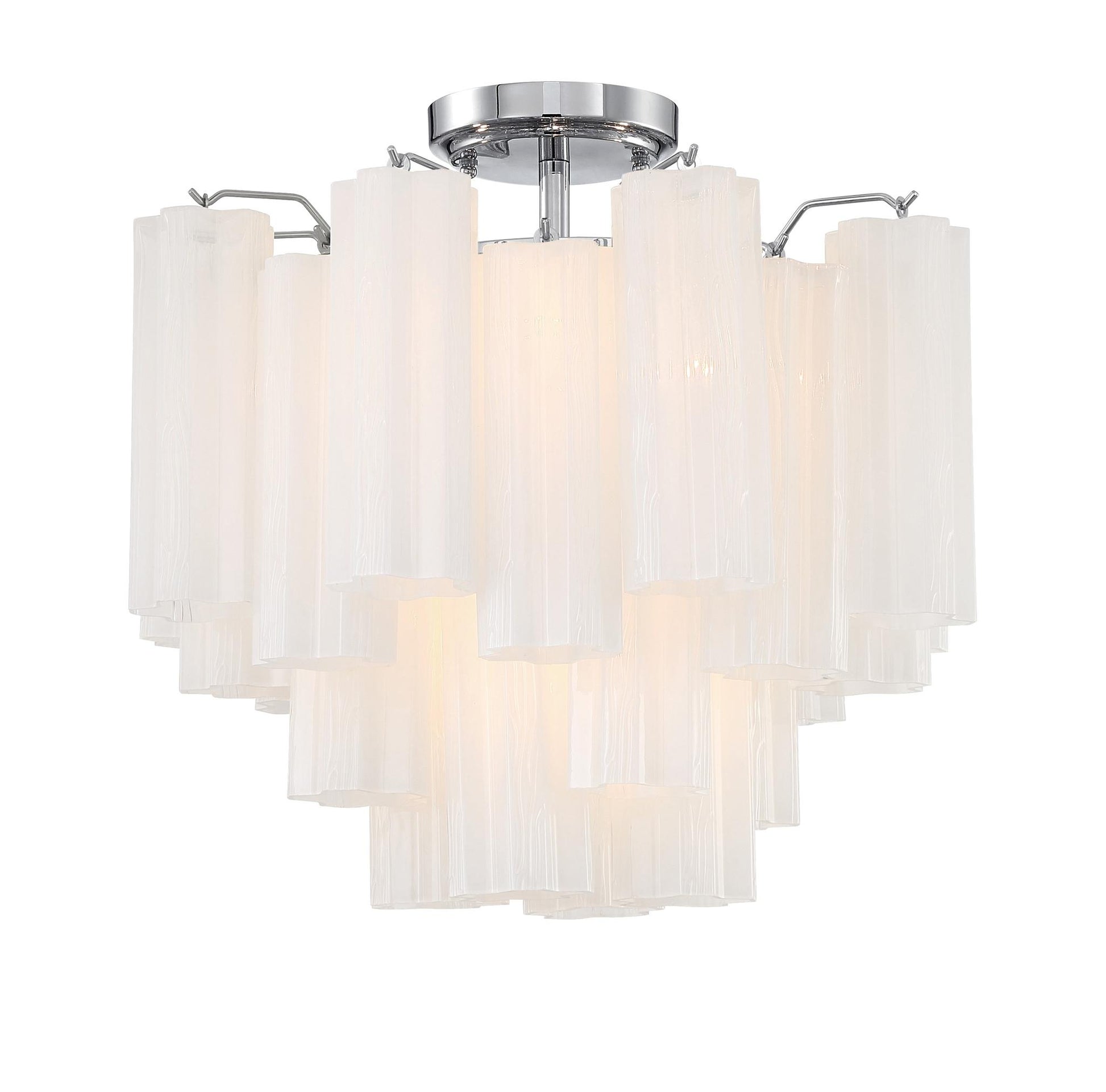 CRYSTORAMA, ADDIS SEMI FLUSH MOUNT, FLUSH MOUNT CEILING LIGHTS 