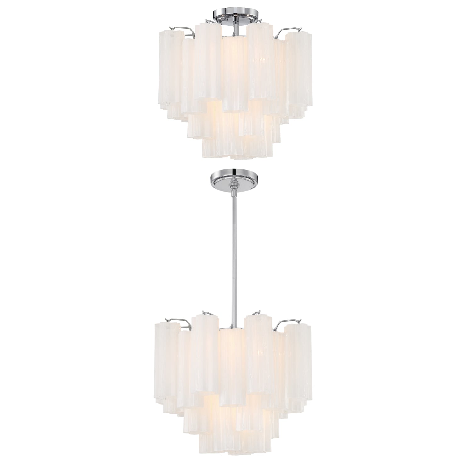 CRYSTORAMA, ADDIS SEMI FLUSH MOUNT, FLUSH MOUNT CEILING LIGHTS 