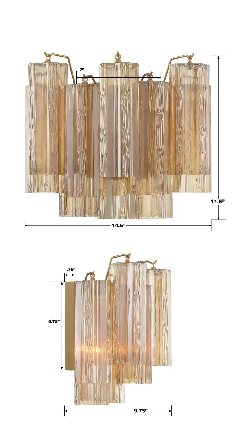 CRYSTORAMA, ADDIS SCONCE, WALL SCONCES