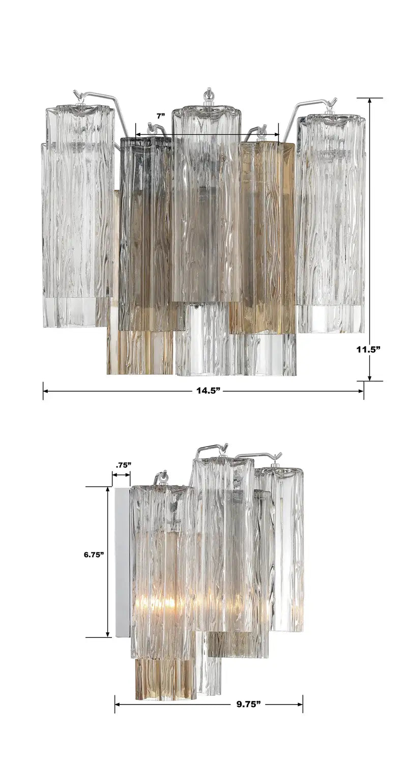 CRYSTORAMA, ADDIS SCONCE, WALL SCONCES