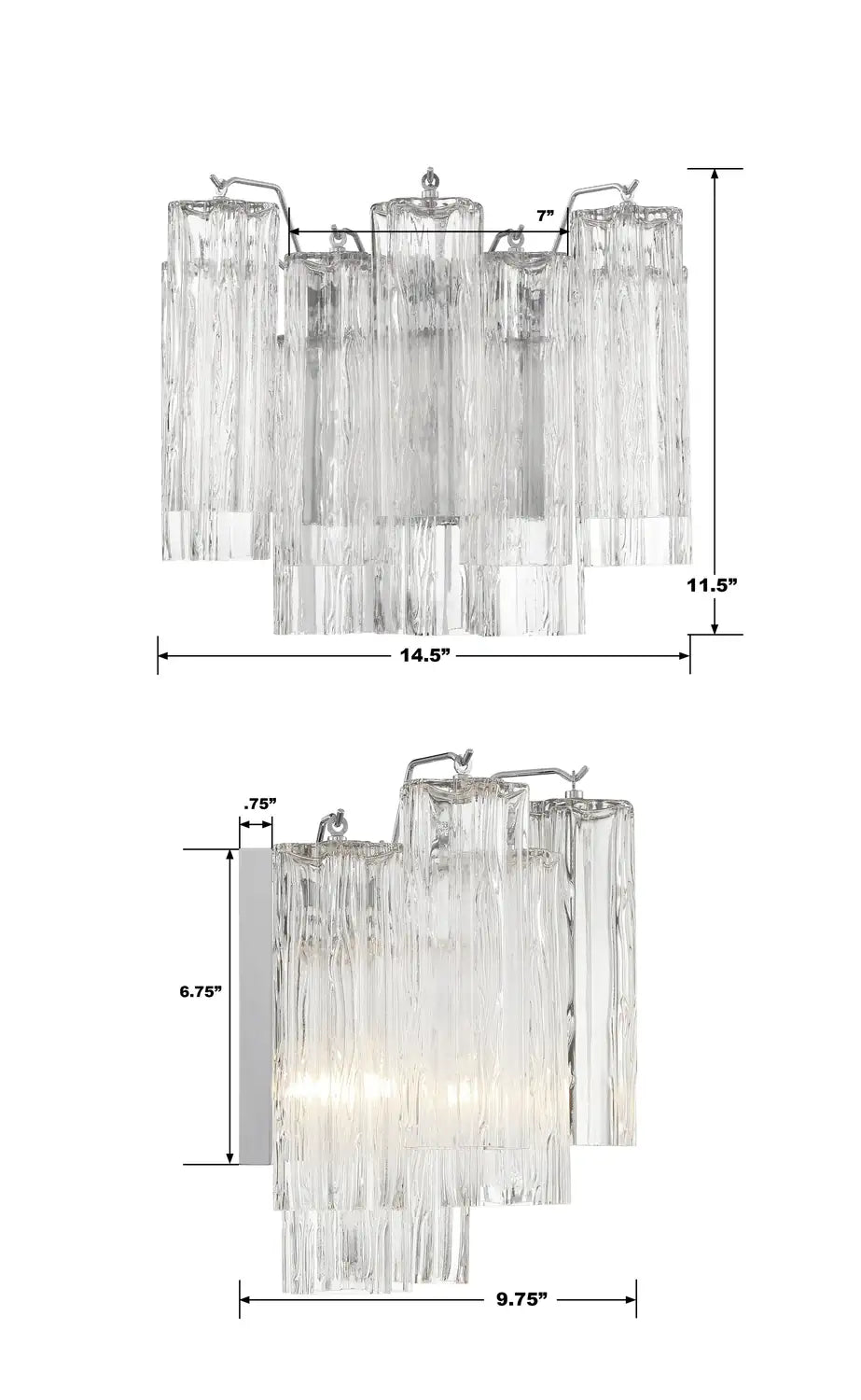 CRYSTORAMA, ADDIS SCONCE, WALL SCONCES