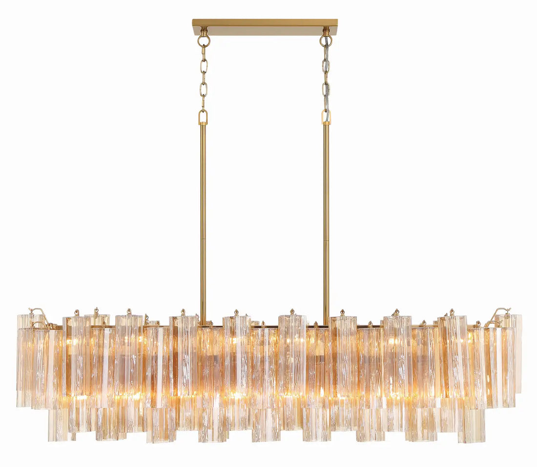 CRYSTORAMA, ADDIS LINEAR CHANDELIER, CHANDELIER LIGHT