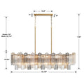 CRYSTORAMA, ADDIS LINEAR CHANDELIER, CHANDELIER LIGHT