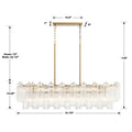 CRYSTORAMA, ADDIS LINEAR CHANDELIER, CHANDELIER LIGHT