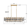 CRYSTORAMA, ADDIS LINEAR CHANDELIER, CHANDELIER LIGHT