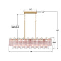 CRYSTORAMA, ADDIS LINEAR CHANDELIER, CHANDELIER LIGHT