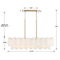 CRYSTORAMA, ADDIS LINEAR CHANDELIER, CHANDELIER LIGHT