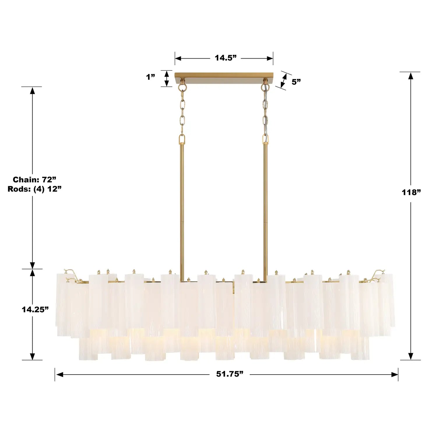CRYSTORAMA, ADDIS LINEAR CHANDELIER, CHANDELIER LIGHT