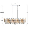 CRYSTORAMA, ADDIS LINEAR CHANDELIER, CHANDELIER LIGHT