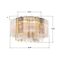 CRYSTORAMA, ADDIS FLUSH MOUNT, FLUSH MOUNT CEILING LIGHTS