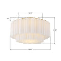 CRYSTORAMA, ADDIS FLUSH MOUNT, FLUSH MOUNT CEILING LIGHTS