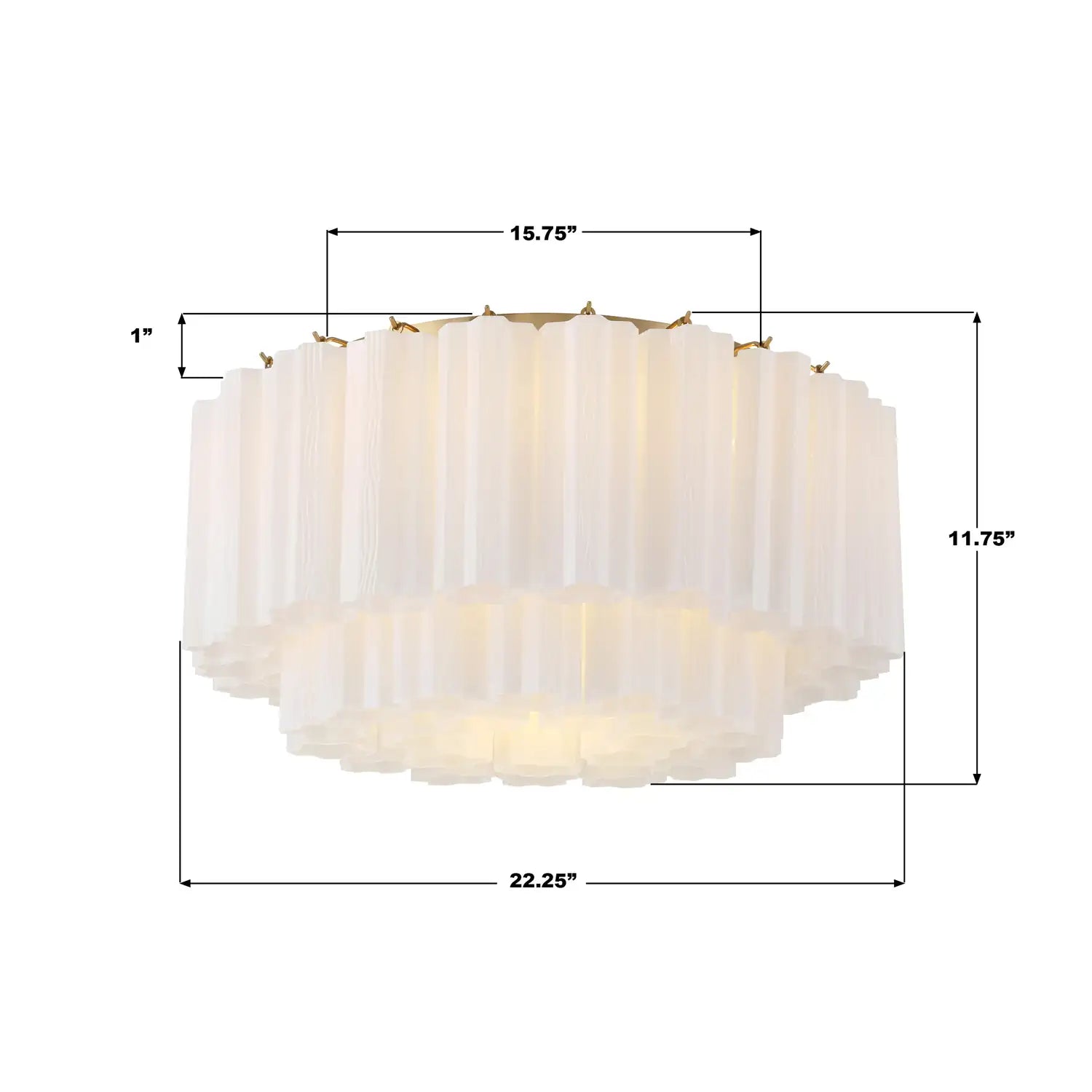 CRYSTORAMA, ADDIS FLUSH MOUNT, FLUSH MOUNT CEILING LIGHTS