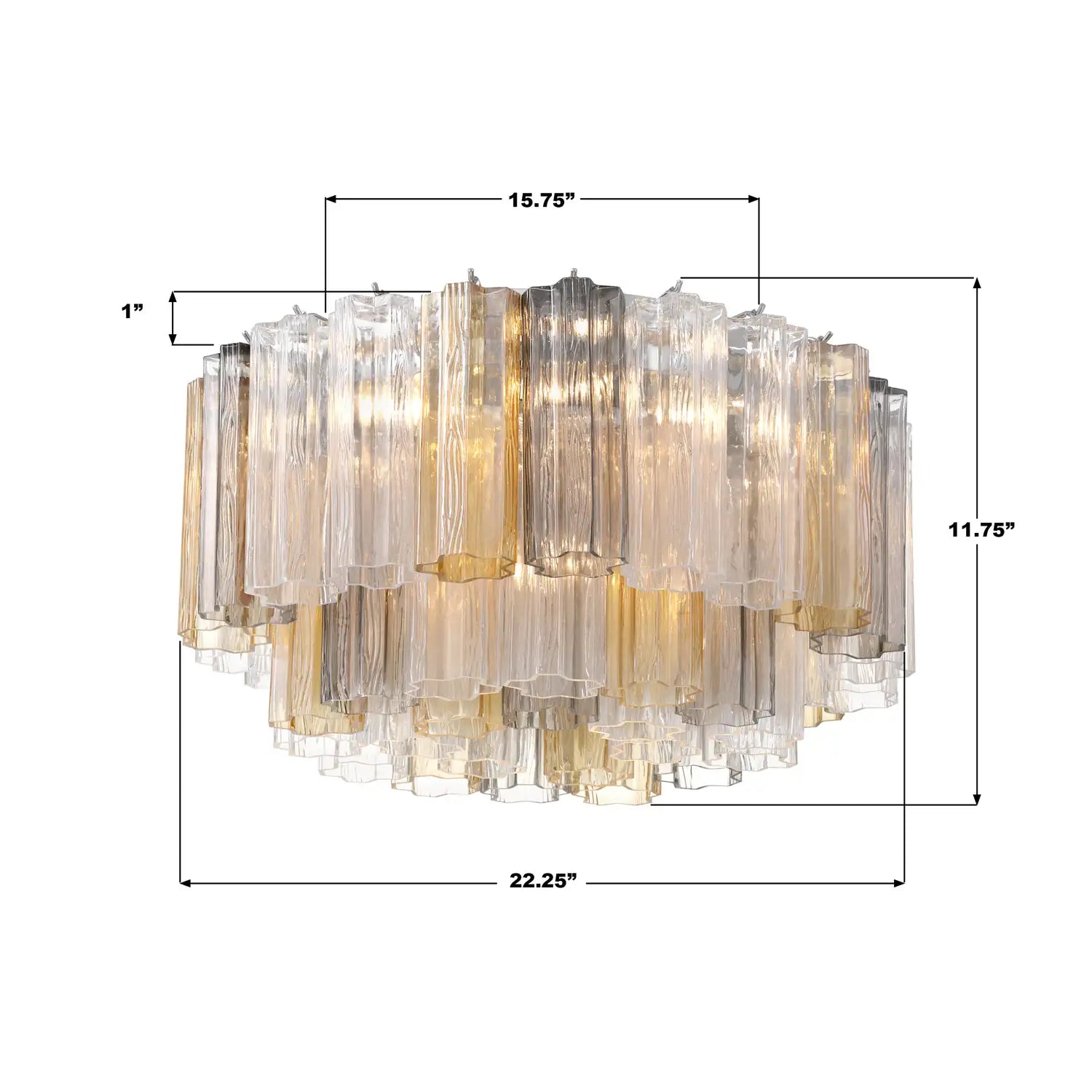 CRYSTORAMA, ADDIS FLUSH MOUNT, FLUSH MOUNT CEILING LIGHTS