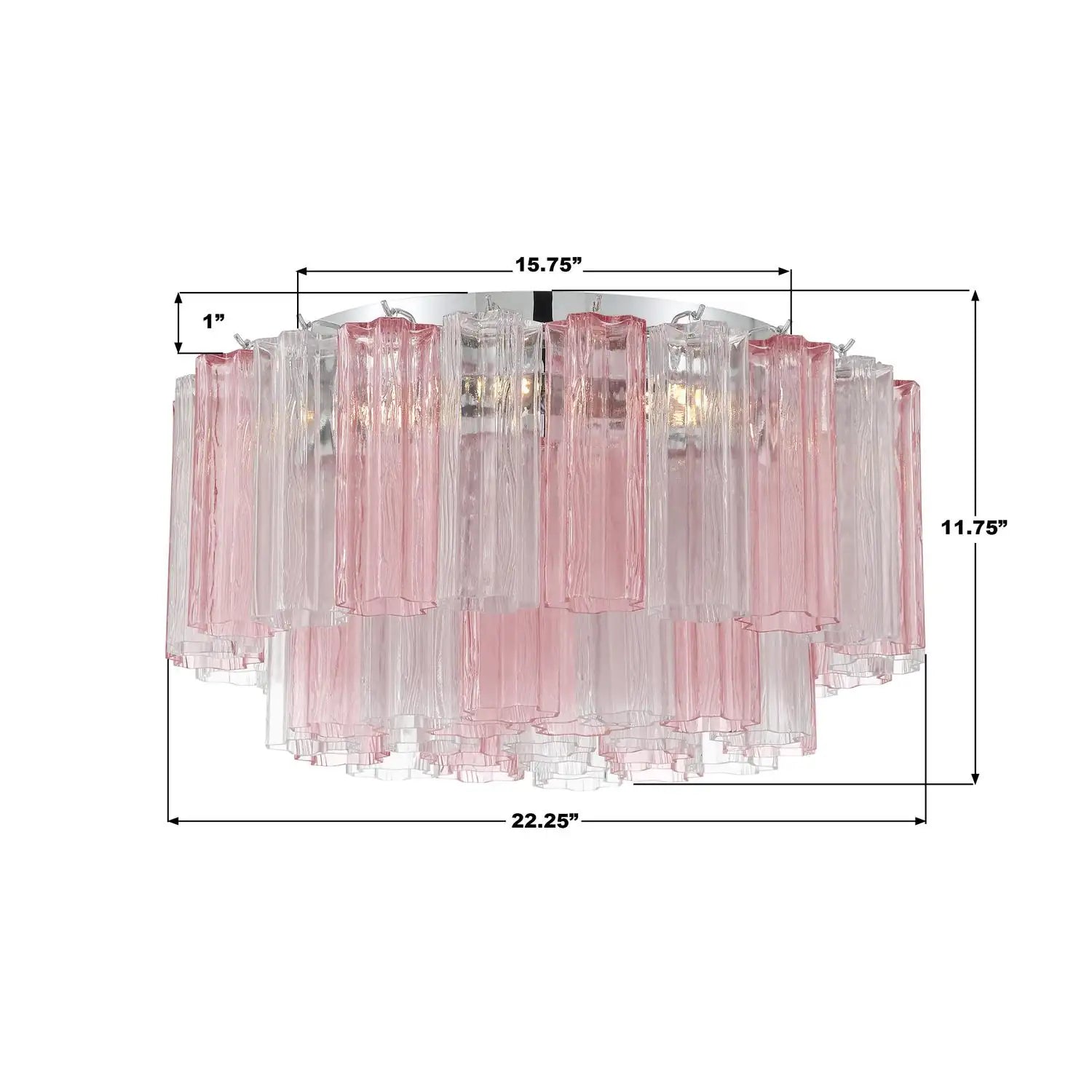 CRYSTORAMA, ADDIS FLUSH MOUNT, FLUSH MOUNT CEILING LIGHTS