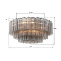 CRYSTORAMA, ADDIS FLUSH MOUNT, FLUSH MOUNT CEILING LIGHTS