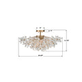 CRYSTORAMA, ADLEY SEMI FLUSH MOUNT, FLUSH MOUNT CEILING LIGHTS