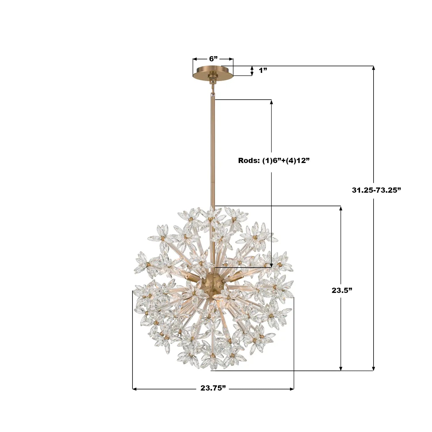 CRYSTORAMA, ADLEY CHANDELIER, CHANDELIER LIGHT