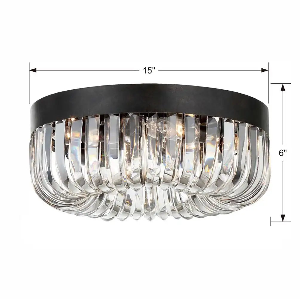 CRYSTORAMA, ALISTER FLUSH MOUNT, FLUSH MOUNT CEILING LIGHTS