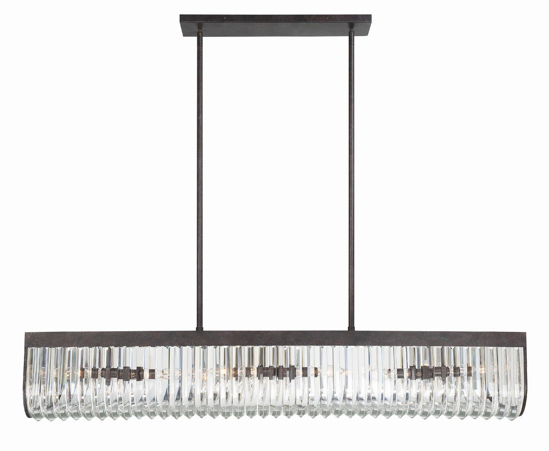 CRYSTORAMA, ALISTER LINEAR CHANDELIER, CHANDELIER LIGHT