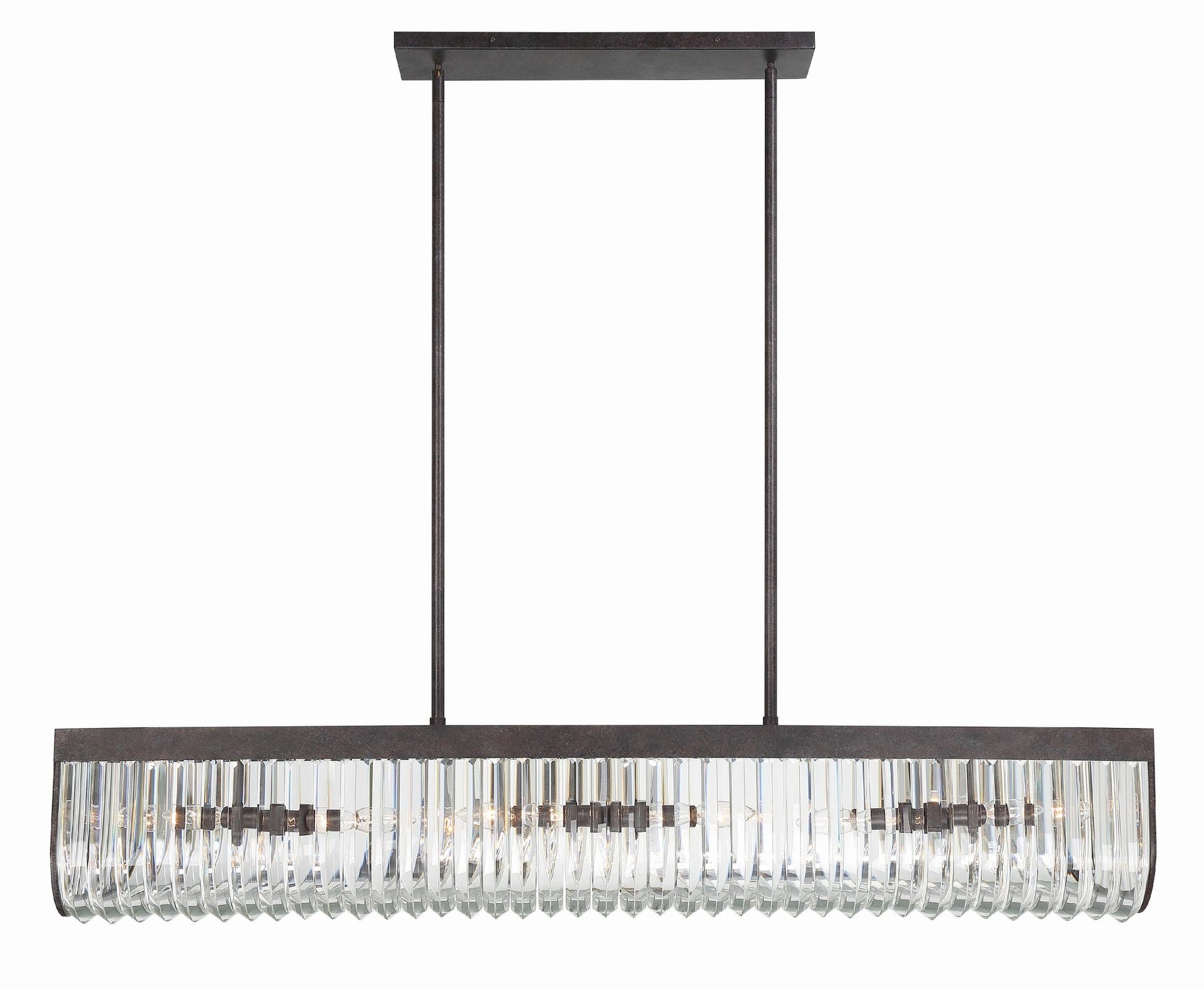 CRYSTORAMA, ALISTER LINEAR CHANDELIER, CHANDELIER LIGHT