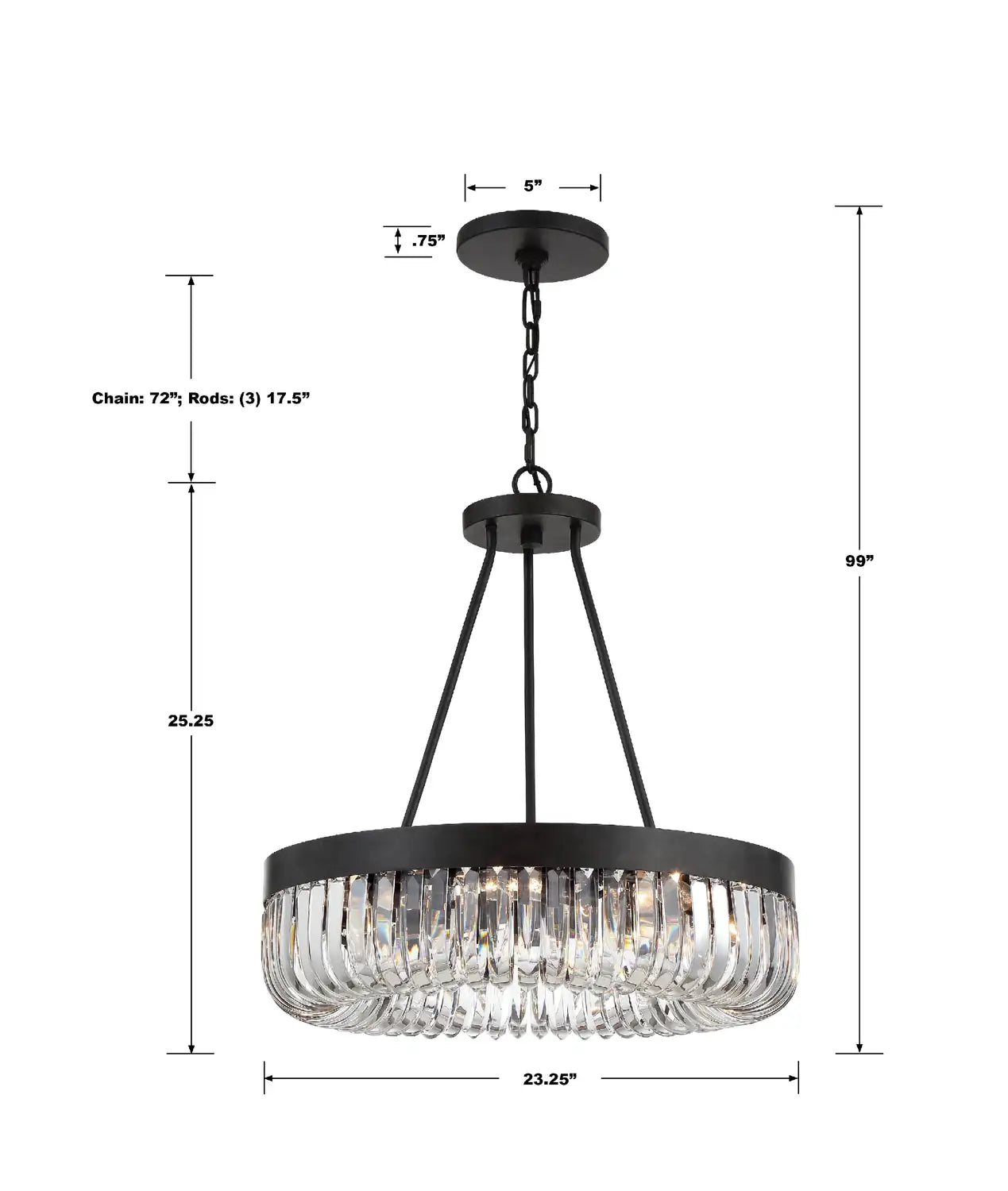 CRYSTORAMA, ALISTER CHANDELIER, CHANDELIER LIGHT
