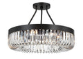 CRYSTORAMA, ALISTER SEMI FLUSH MOUNT, FLUSH MOUNT CEILING LIGHTS