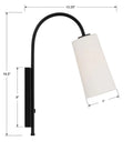 CRYSTORAMA, ALEXA TASK SCONCE, WALL SCONCES