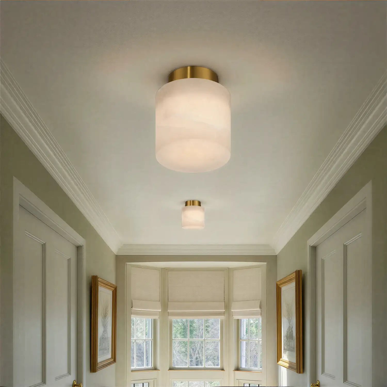 CRYSTORAMA, ACME SEMI FLUSH MOUNT, FLUSH MOUNT CEILING LIGHTS