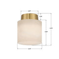 CRYSTORAMA, ACME SEMI FLUSH MOUNT, FLUSH MOUNT CEILING LIGHTS