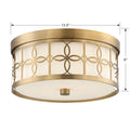CRYSTORAMA, ANNIVERSARY FLUSH MOUNT, FLUSH MOUNT CEILING LIGHTS