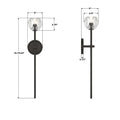 CRYSTORAMA, ARAGON LED SCONCE, WALL SCONCES