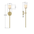 CRYSTORAMA, ARAGON LED SCONCE, WALL SCONCES