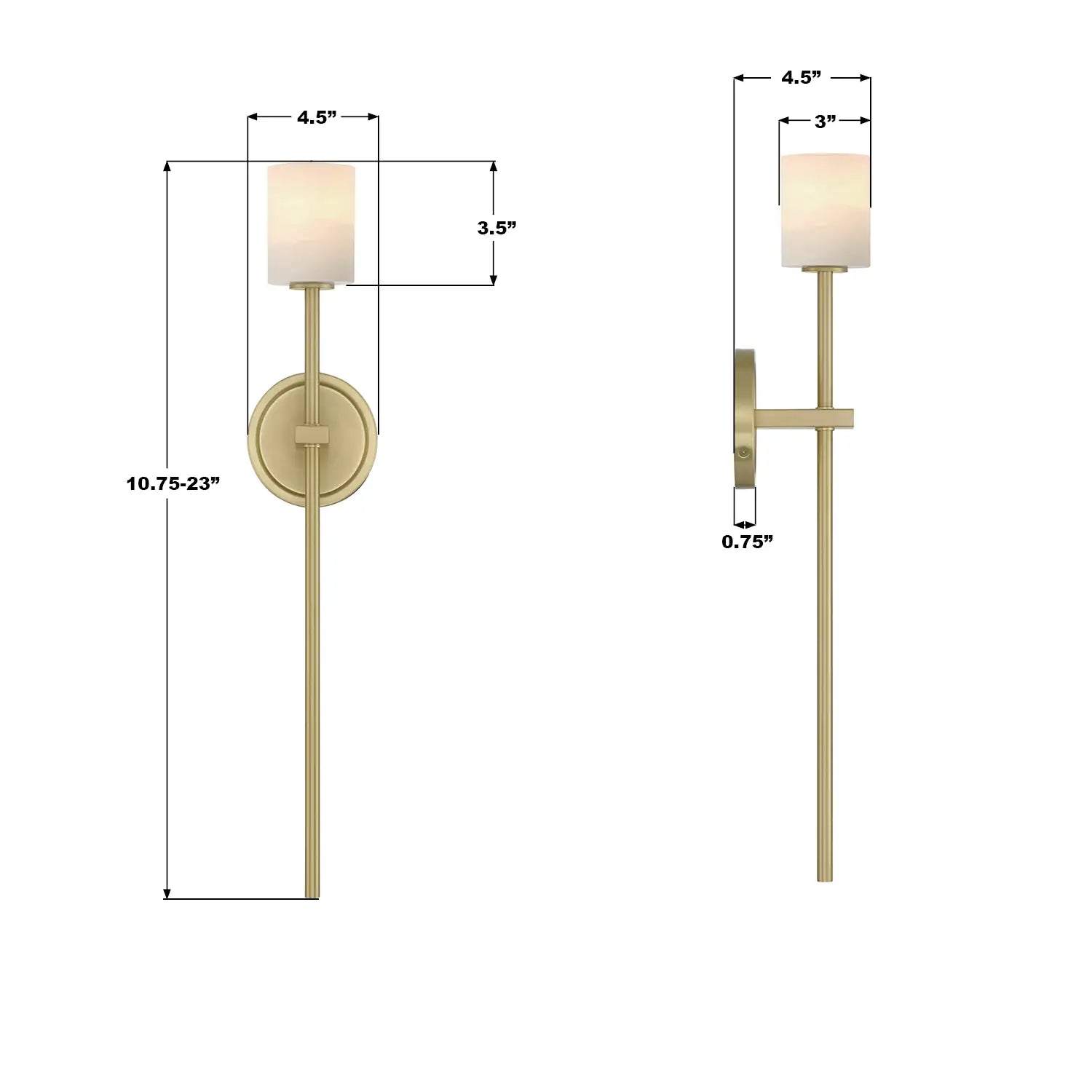 CRYSTORAMA, ARAGON LED SCONCE, WALL SCONCES
